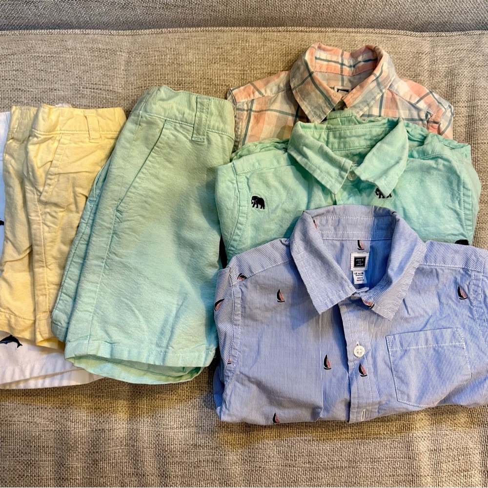 Janie & Jack Bundle 6pc boy sets